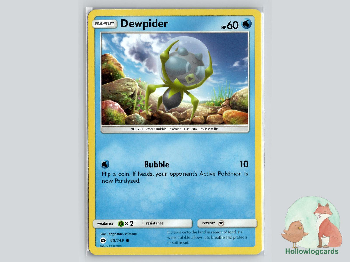 Dewpider (45/149) - Base Pokémon Card