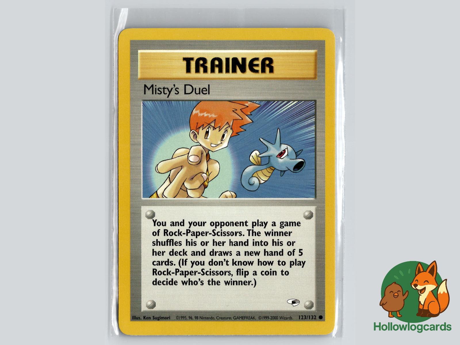 Misty's Duel (123/132) - Gym Heroes Pokémon Card