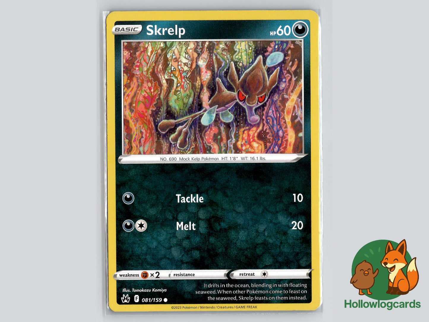 Skrelp (081/159) - Crown Zenith Pokémon Card