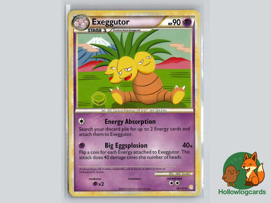 Exeggutor (18/123) - HeartGold & SoulSilver Pokémon Card