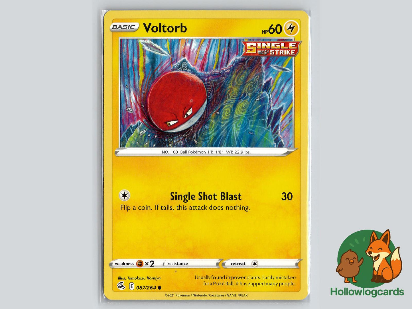 Voltorb (087/264) - Fusion Strike Pokémon Card