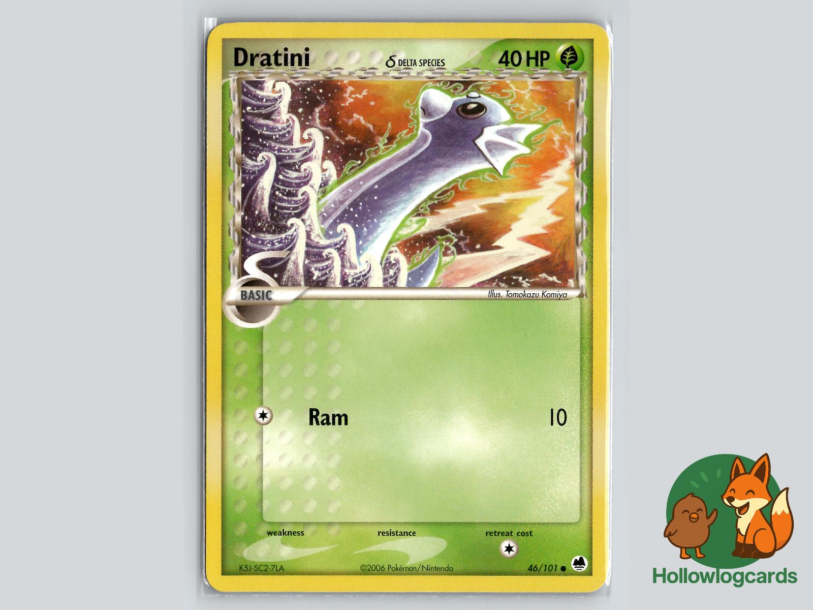 Dratini (46/101) - Dragon Frontiers Pokémon Card