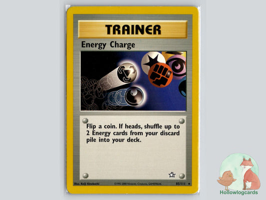 Energy Charge (85/111) - Neo Genesis Pokémon Card