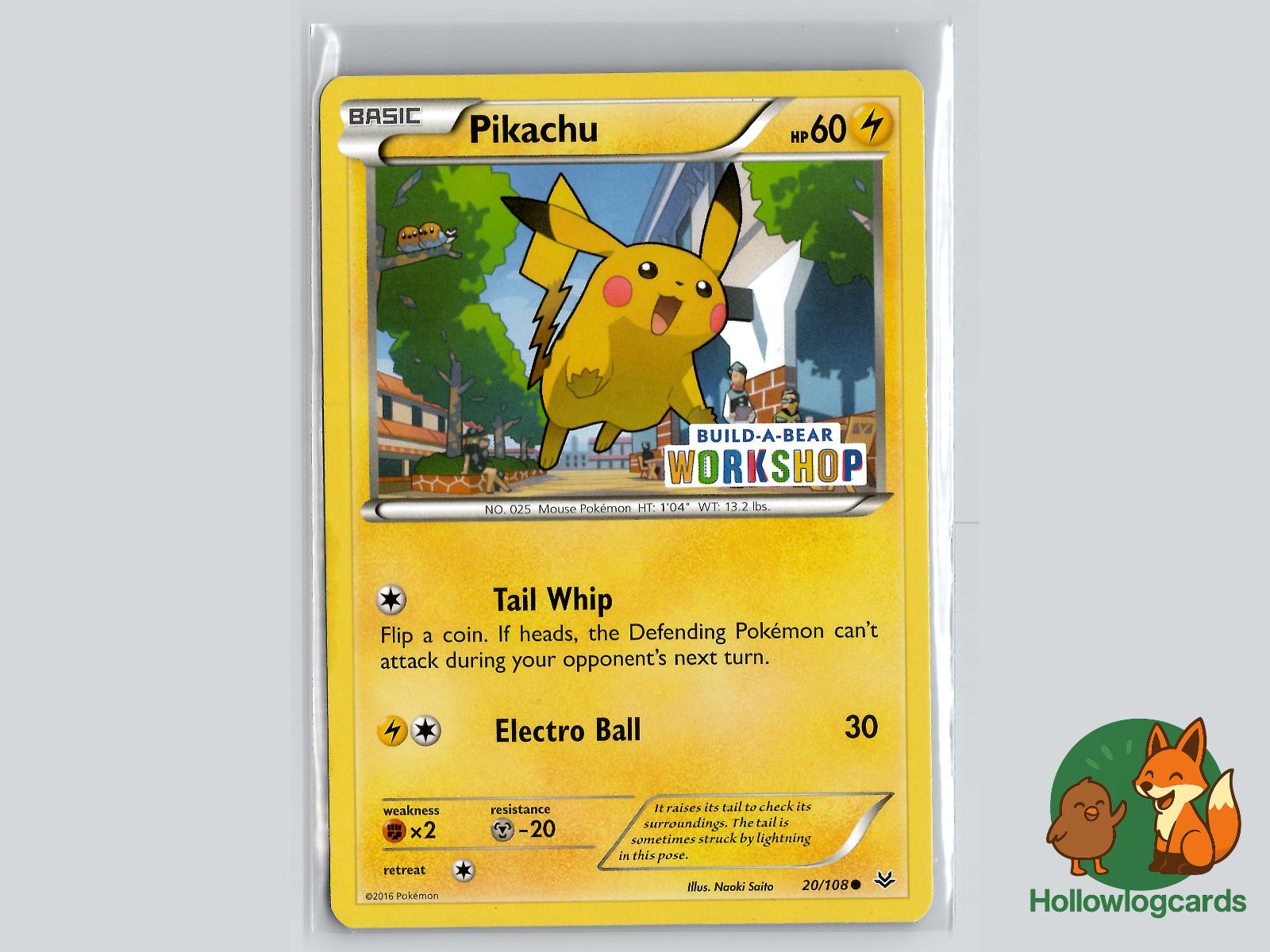 Pikachu (020/108) Pokémon Card