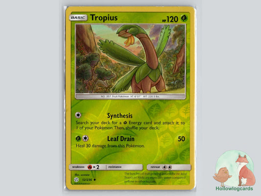 Tropius (12/236) - Cosmic Eclipse Pokémon Card