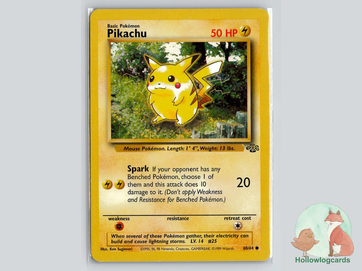 Pikachu (60/64) - Jungle Pokémon Card