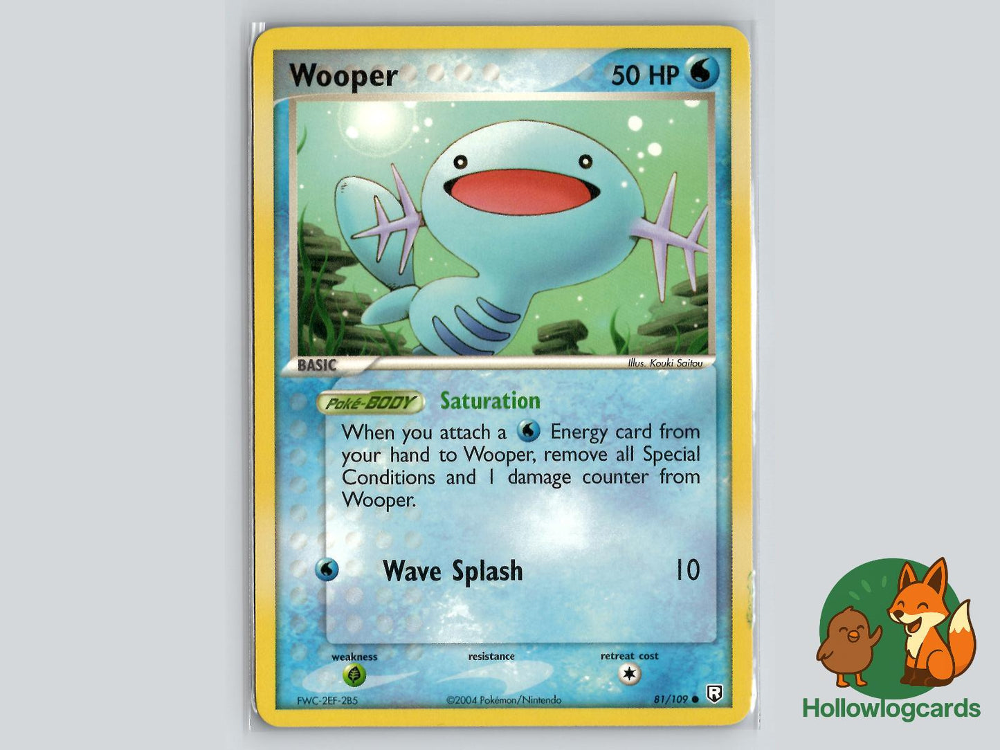 Wooper (81/109) - Team Rocket Returns Pokémon Card