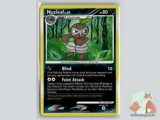 Nuzleaf (75/111) - Rising Rivals Pokémon Card