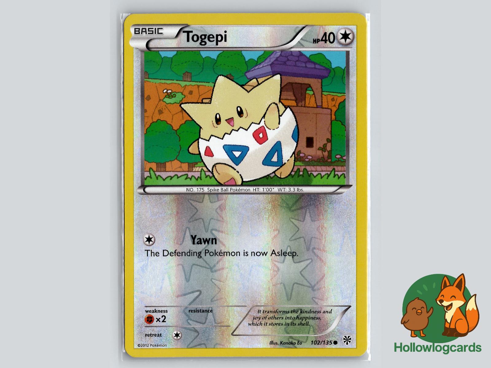 Togepi (102/135) - Plasma Storm Pokémon Card