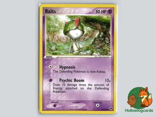 Ralts (74/100) - Sandstorm Pokémon Card