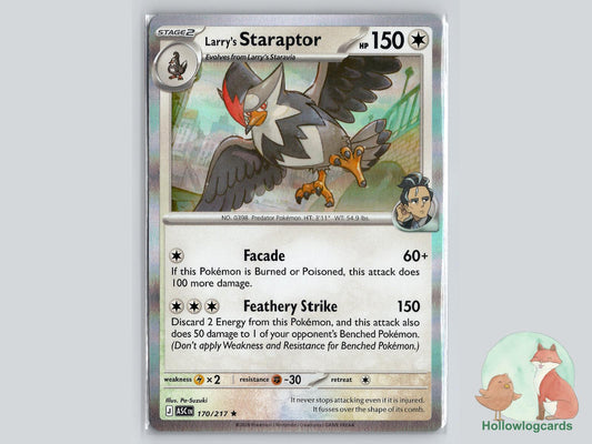 Larry's Staraptor (170/217) Pokémon Card