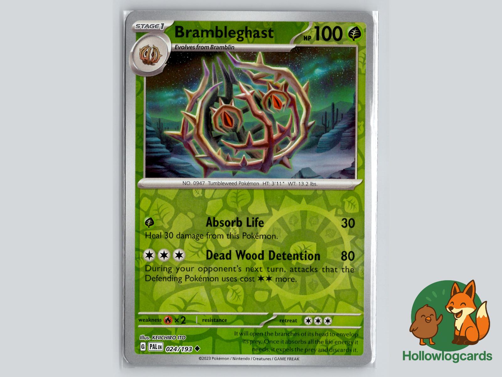 Brambleghast (024/193) - Paldea Evolved Pokémon Card