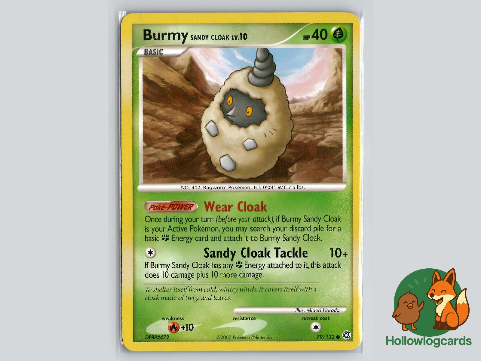 Burmy Sandy Cloak (79/132) - Secret Wonders Pokémon Card