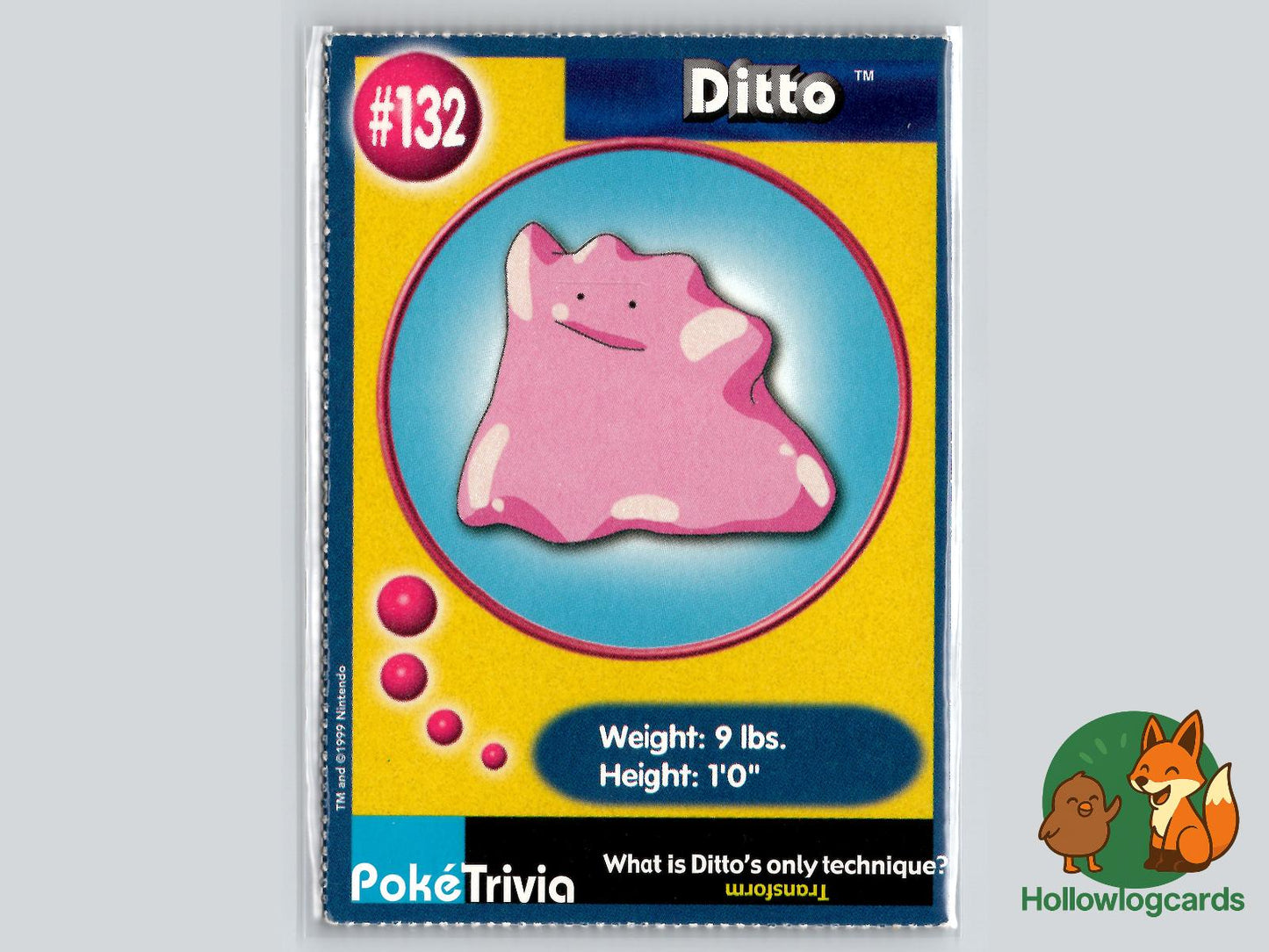 Ditto (132) Pokémon Card