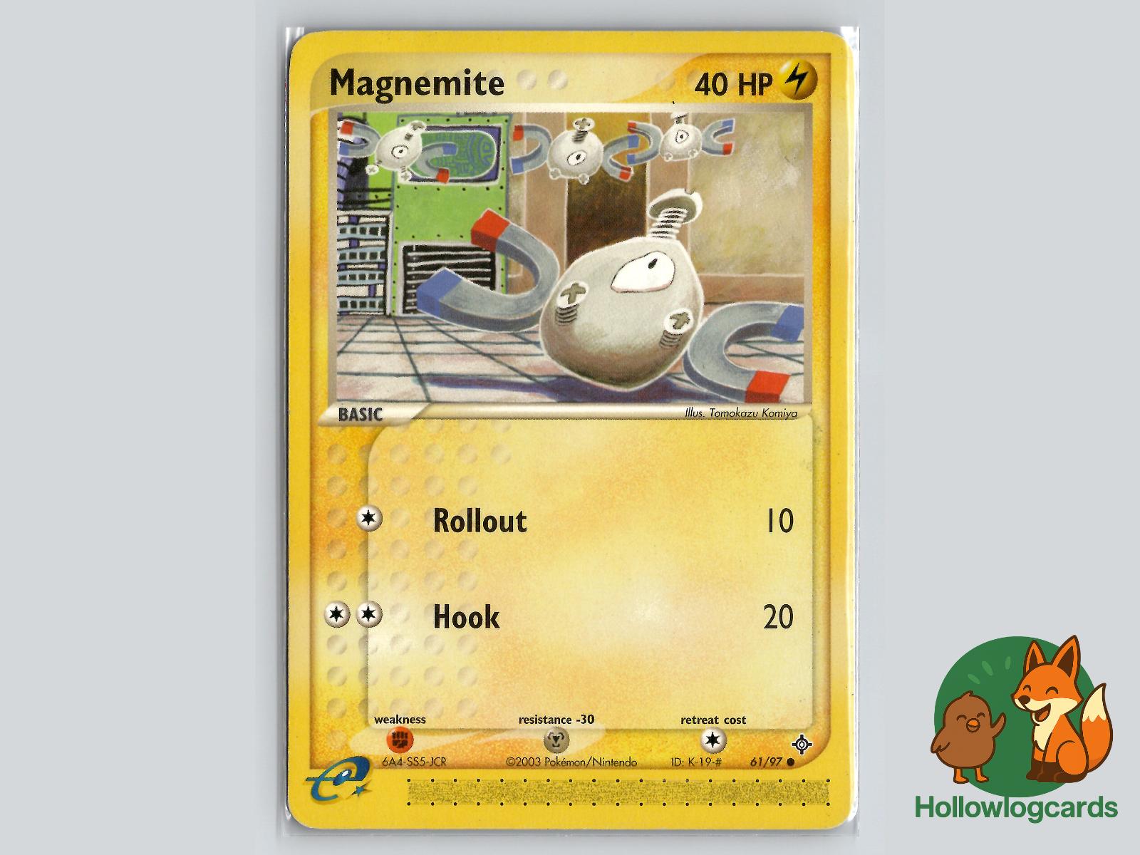Magnemite (61/97) - Dragon Pokémon Card