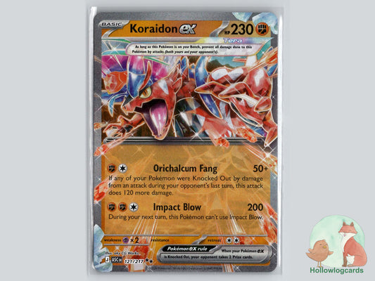 Koraidon ex (121/217) Pokémon Card