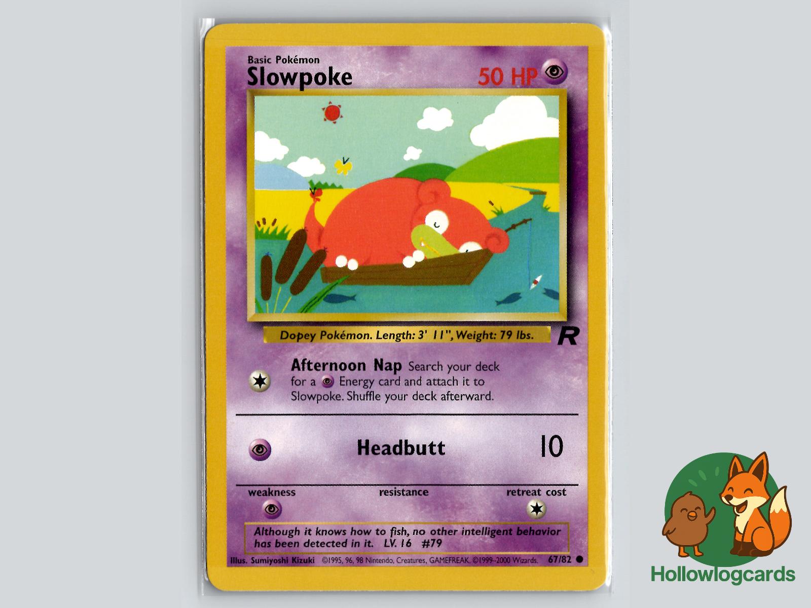 Slowpoke (67/82) - Team Rocket Pokémon Card