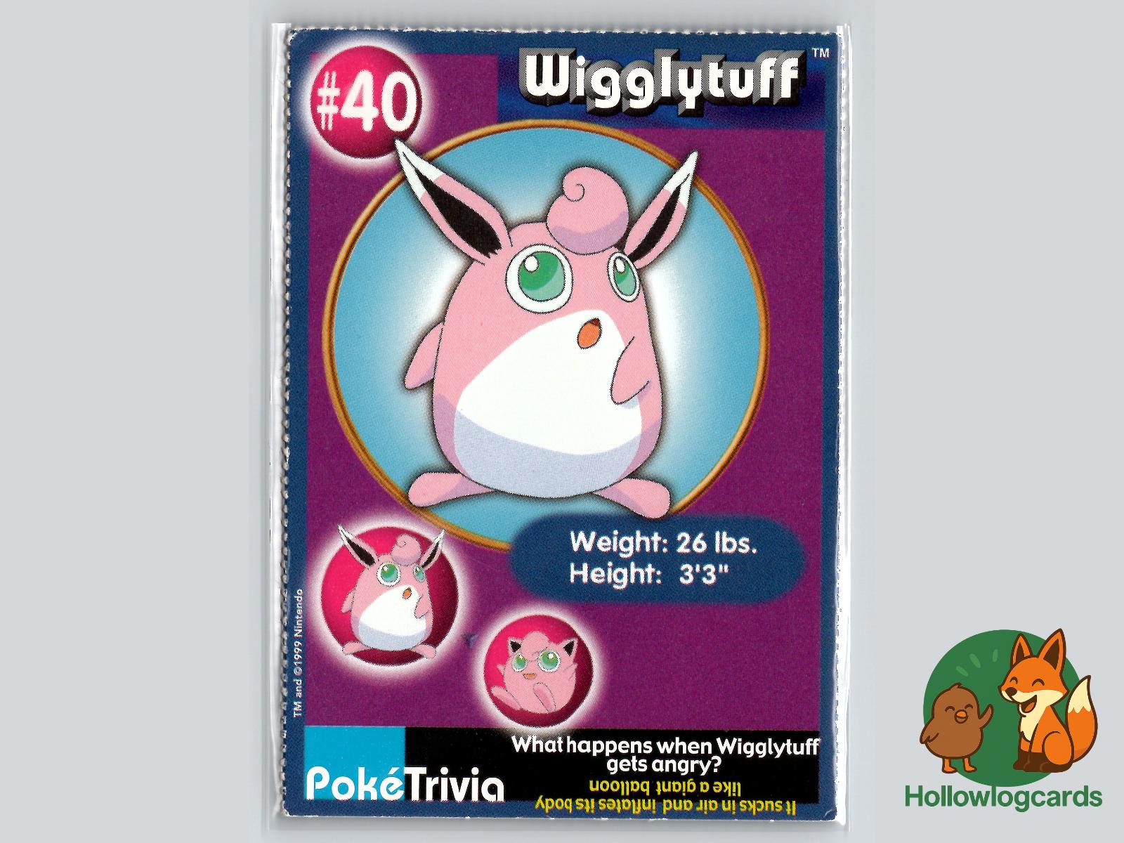 Wigglytuff (40) Pokémon Card