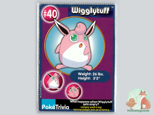 Wigglytuff (40) Pokémon Card