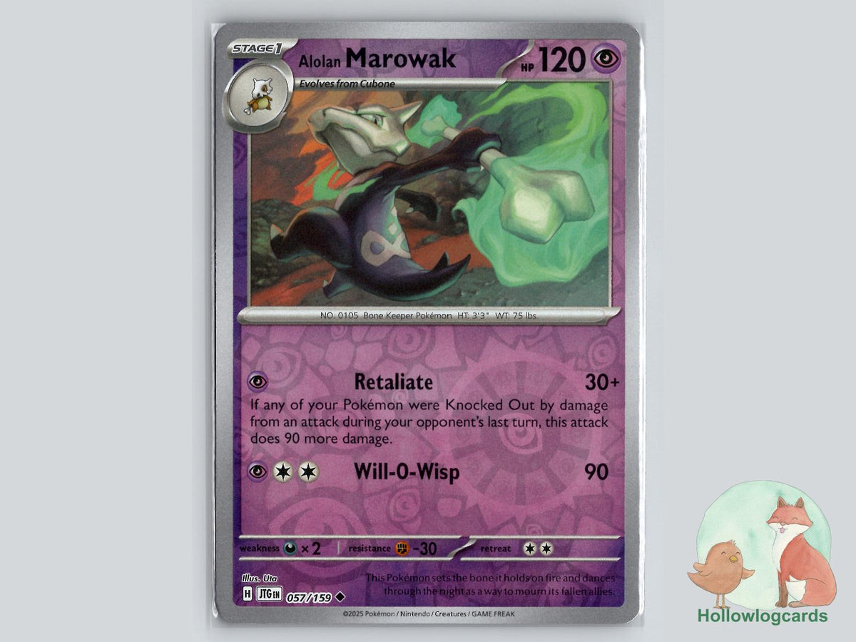 Alolan Marowak (057/159) - Journey Together Pokémon Card