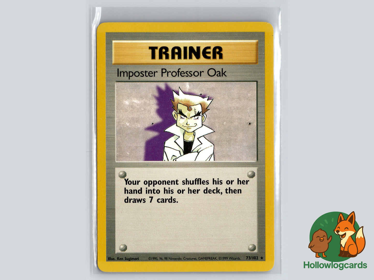 Image of Imposter Professor Oak Base Set (BS) #73
