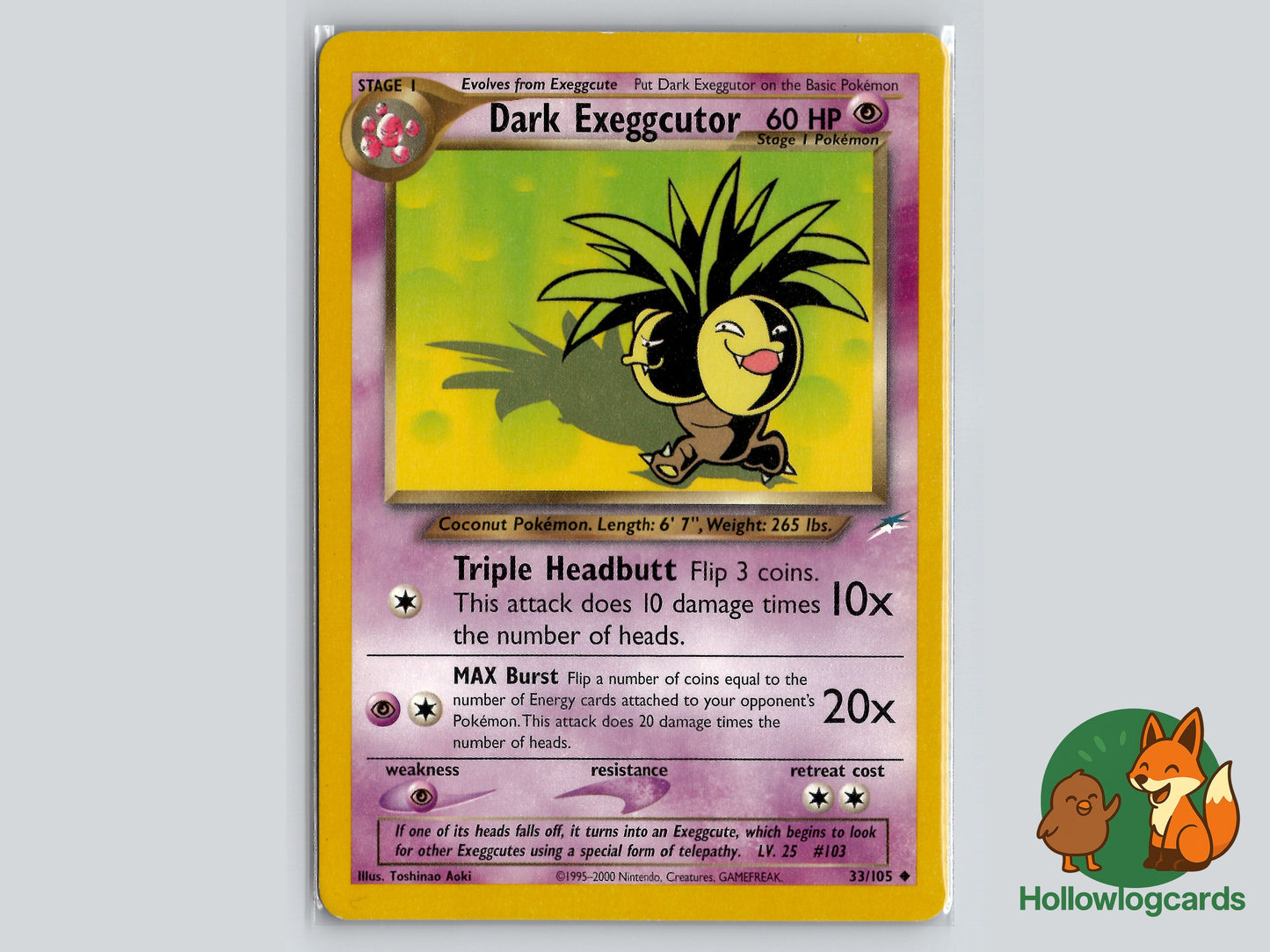 Image of Dark Exeggutor Neo Destiny (N4) #33
