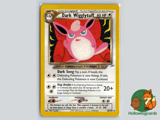 Image of Dark Wigglytuff Neo Destiny (N4) #40