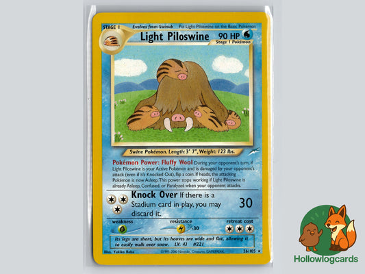 Image of Light Piloswine Neo Destiny (N4) #26