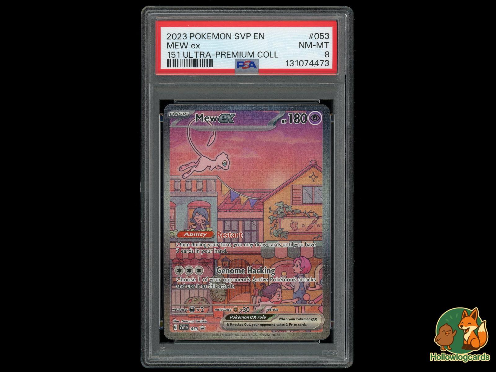 Graded Mew EX (053) Pokémon Card