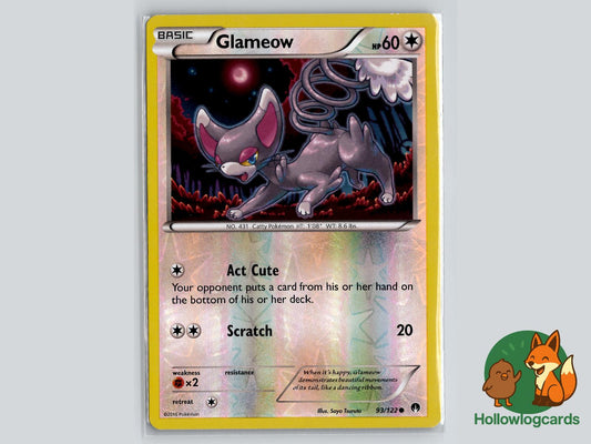 Glameow (93/122) - BREAKpoint Pokémon Card