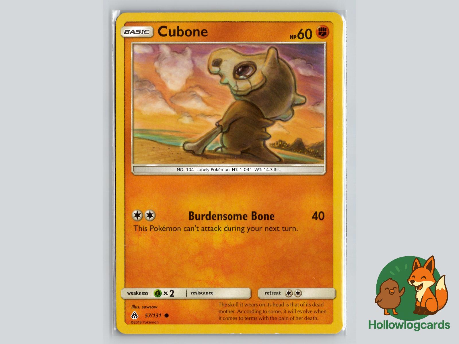 Cubone (57/131) - Forbidden Light Pokémon Card