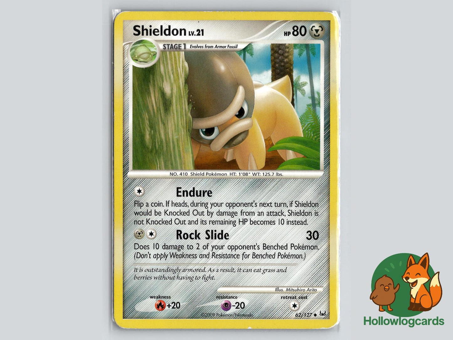 Shieldon (62/127) - Platinum Pokémon Card
