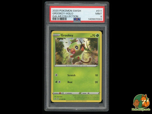 Graded Grookey Holo (011) Pokémon Card