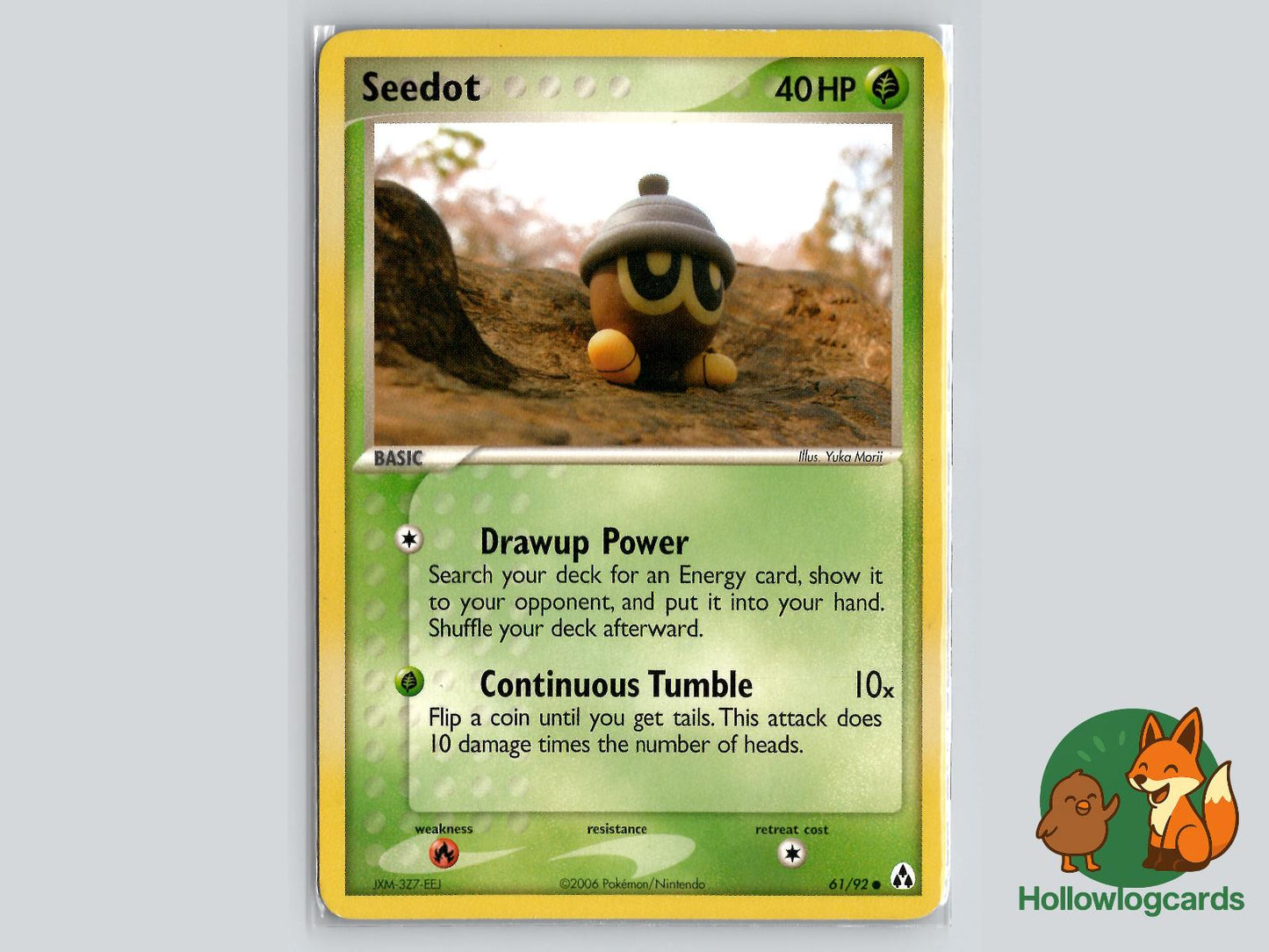 Seedot (61/92) - Legend Maker Pokémon Card