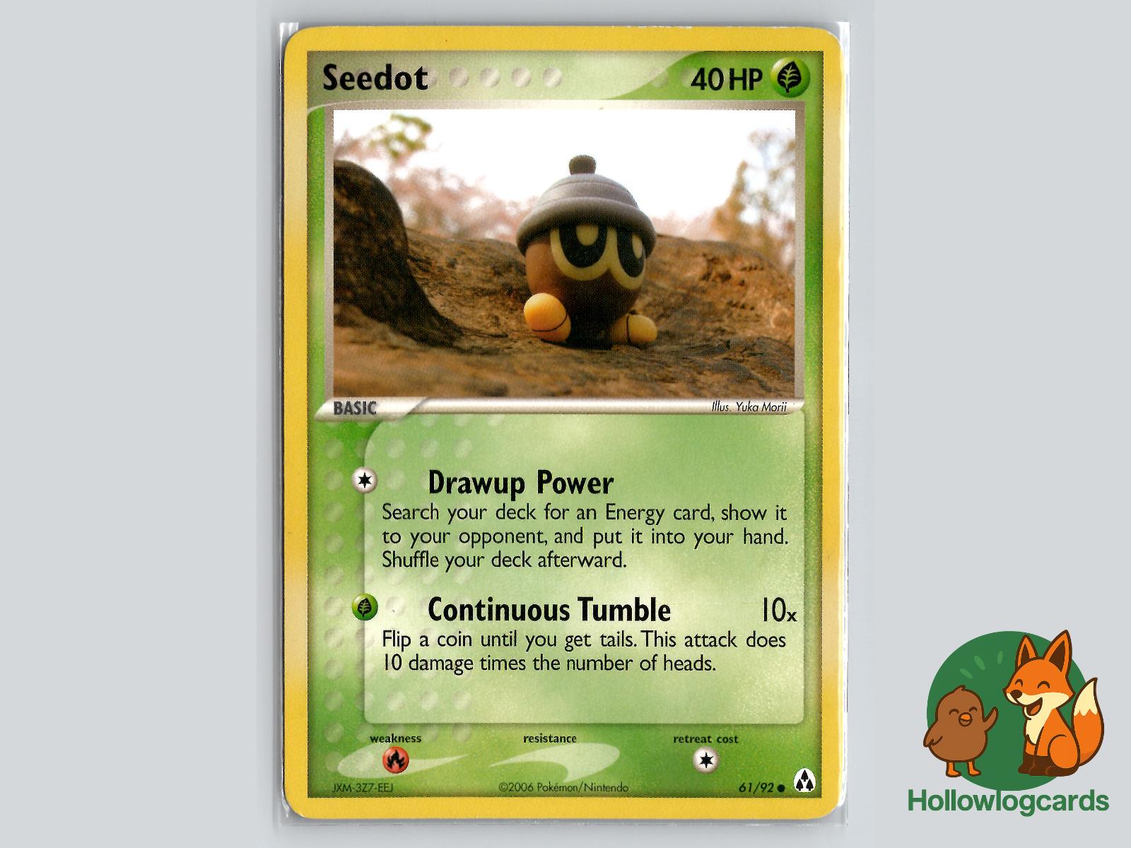 Seedot (61/92) - Legend Maker Pokémon Card