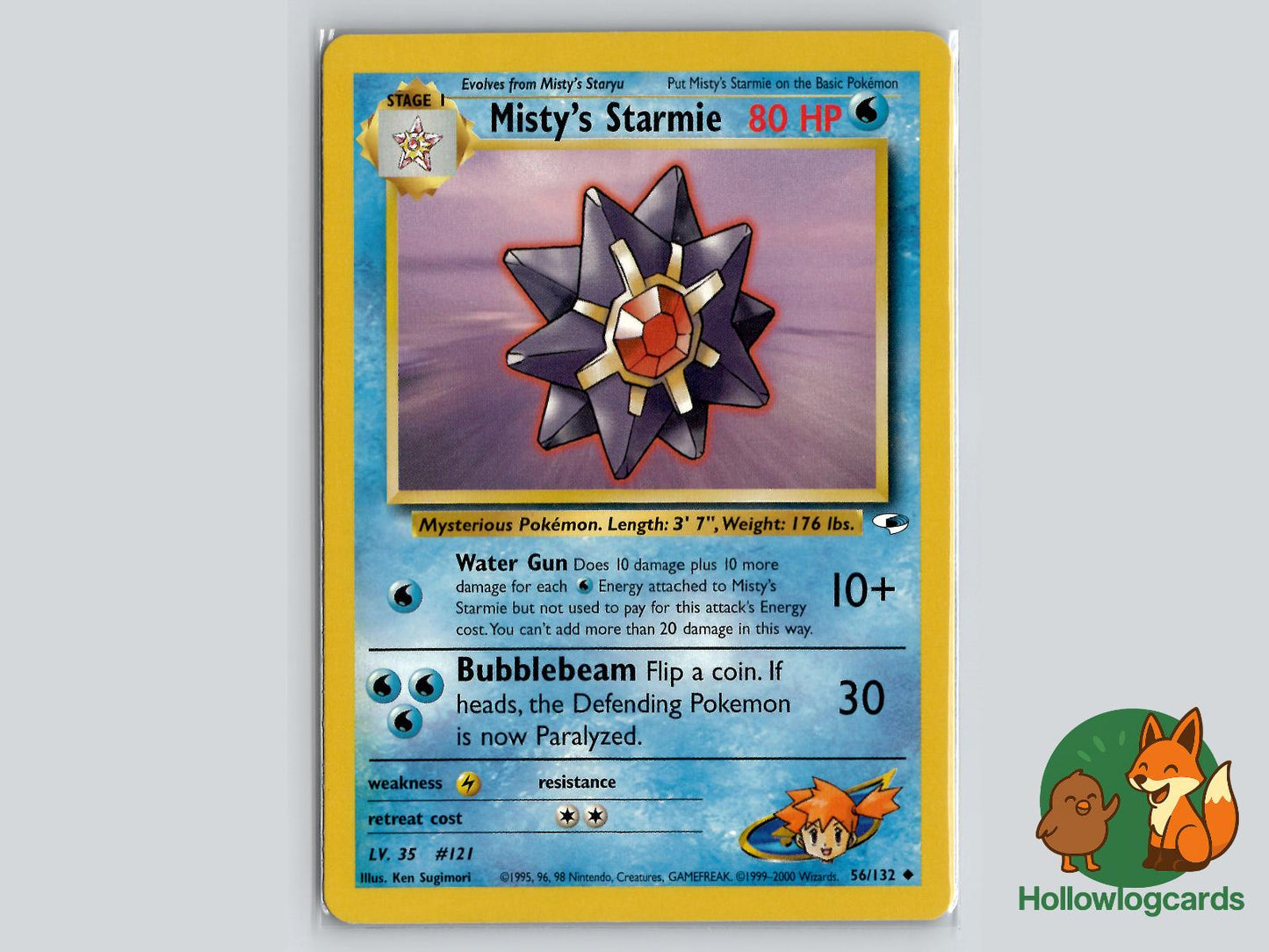 Misty's Starmie (56/132) - Gym Heroes Pokémon Card