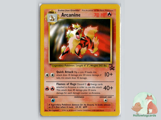Arcanine (6) - Wizards Black Star Promos Pokémon Card