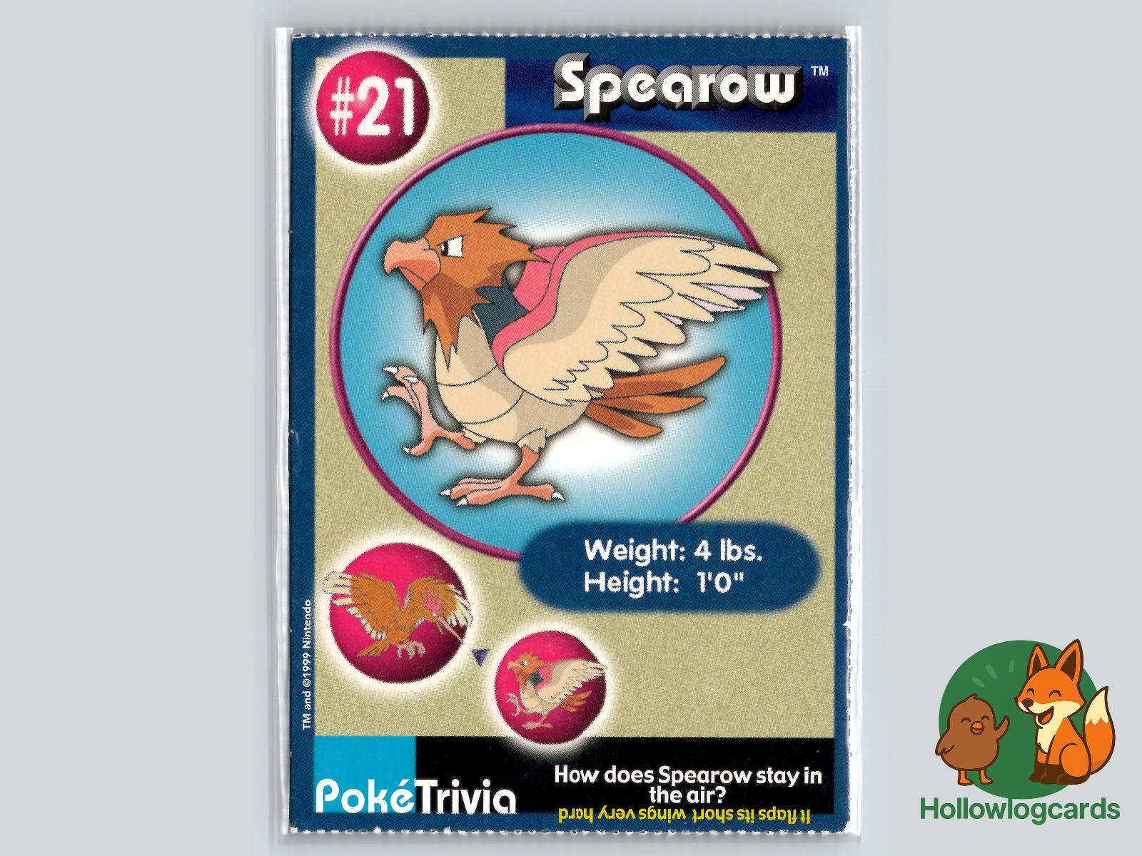 Spearow (21) Pokémon Card