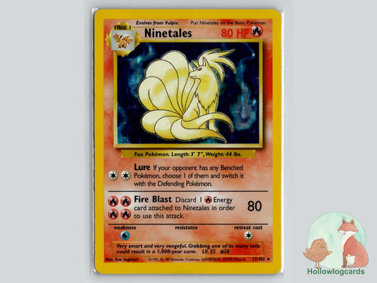 Ninetales (12/102) - Base Pokémon Card