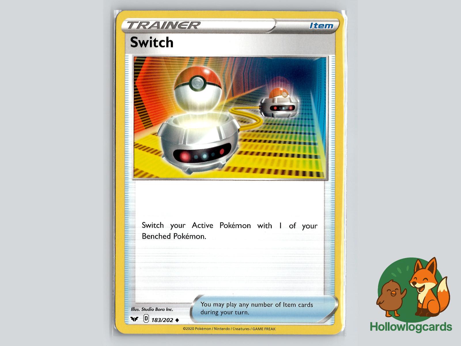 Switch (183/202) - Sword & Shield Pokémon Card