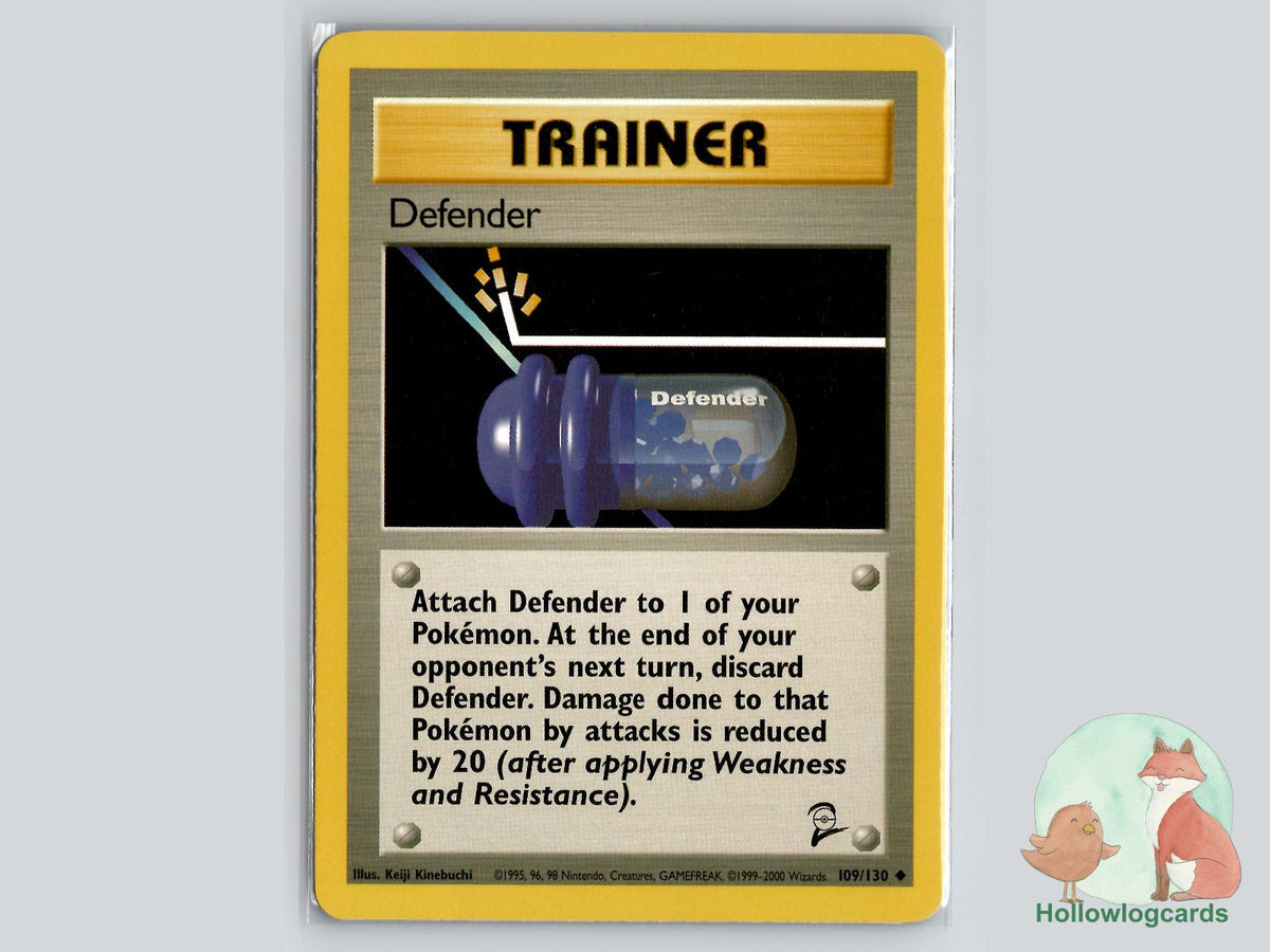 Defender (109/130) - Base Set 2 Pokémon Card