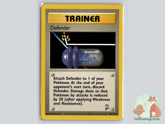 Defender (109/130) - Base Set 2 Pokémon Card