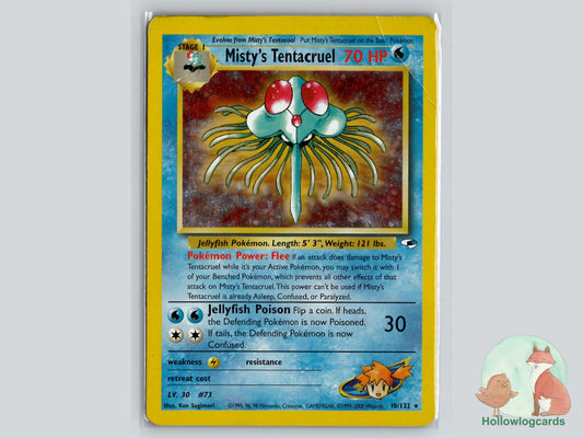 Misty's Tentacruel (10/132) - Gym Heroes Pokémon Card