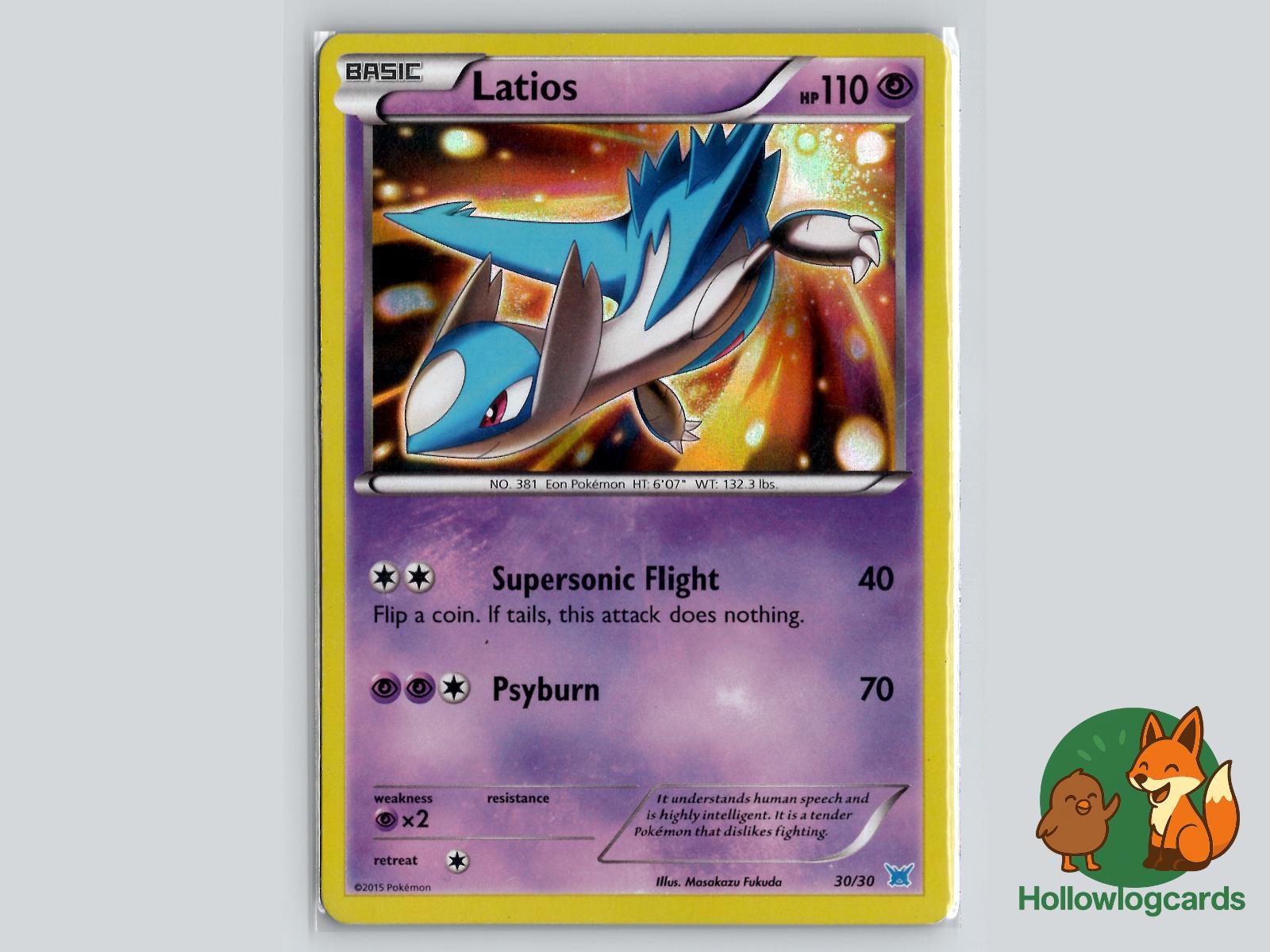 Latias (30/30) - XY Pokémon Card