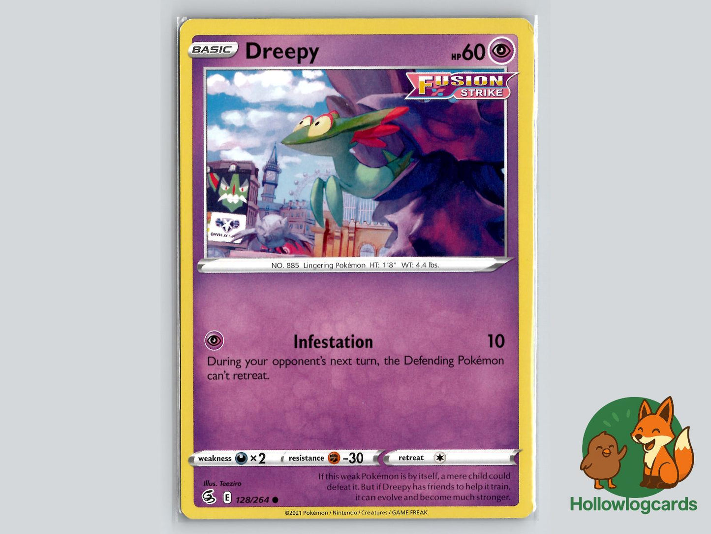 Dreepy (128/264) - Fusion Strike Pokémon Card