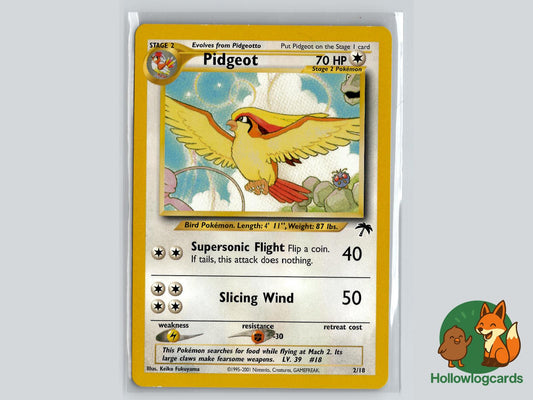 Pidgeot (2/18) - Southern Islands Pokémon Card