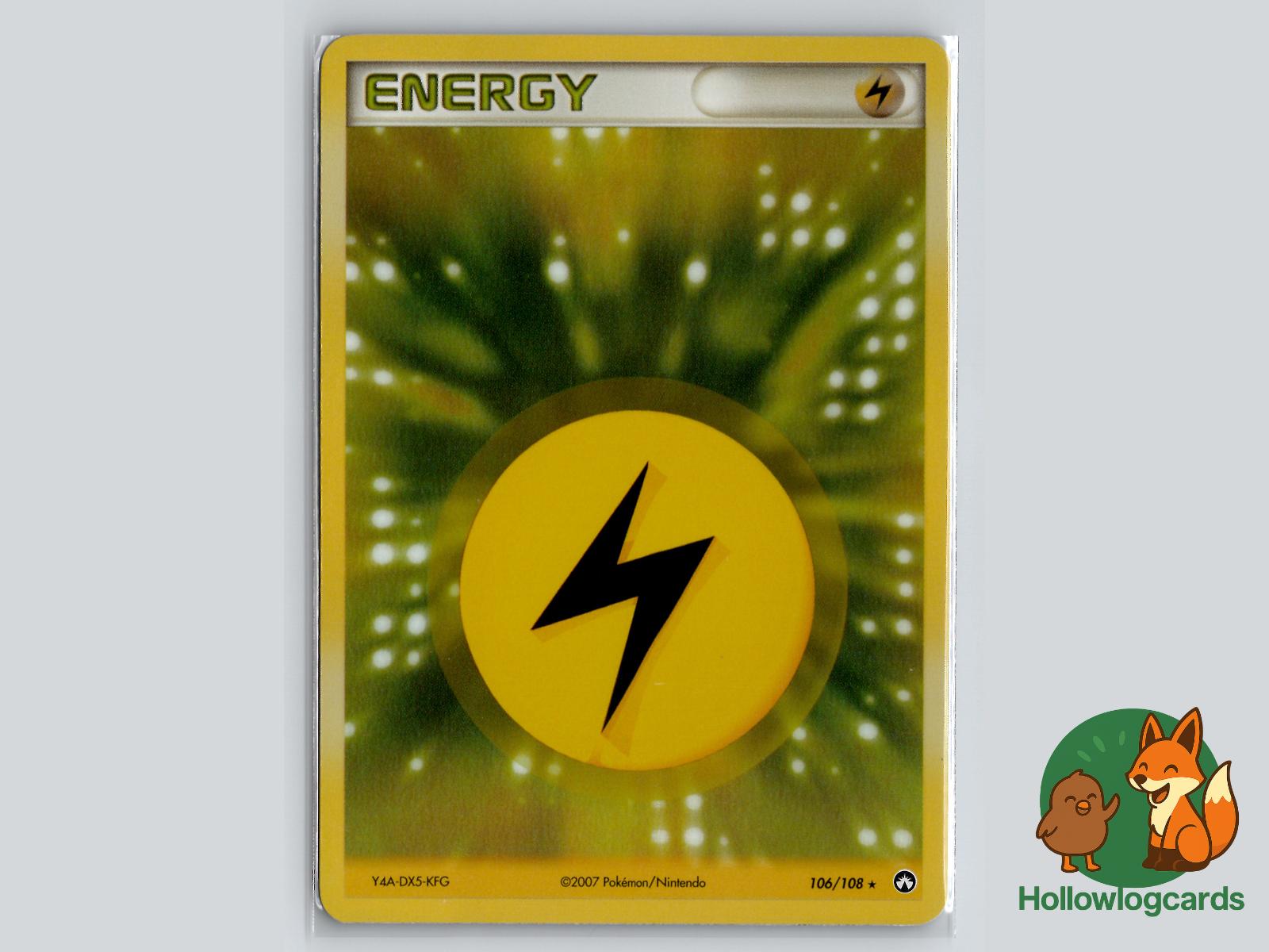 Lightning Energy (106/108) - Power Keepers Pokémon Card