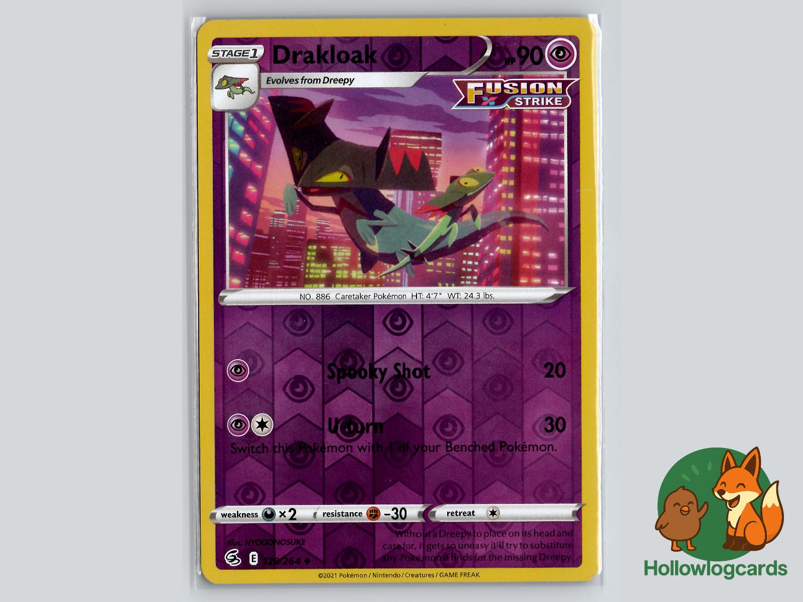 Drakloak (129/264) - Fusion Strike Pokémon Card