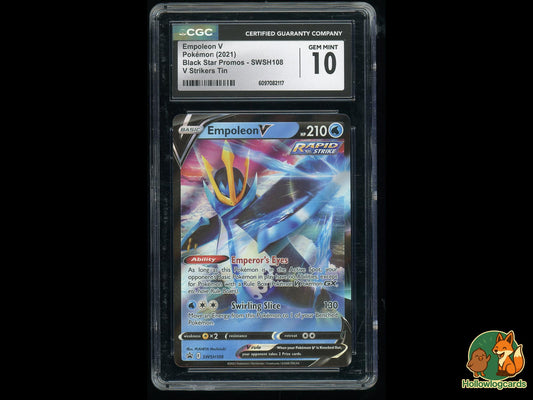 Graded Empoleon V (SWSH108) Black Star Promos - CGC 10