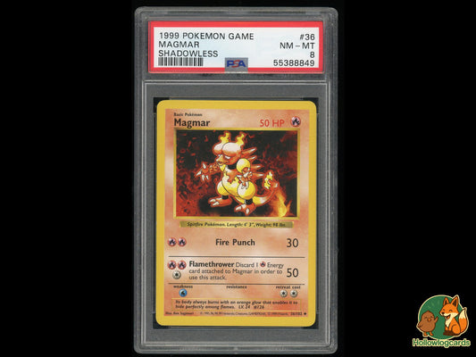 Graded Magmar (36/102) - GAME Pokémon Card